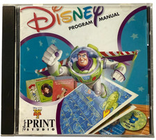 Toy Story 2 Disney Pixar Print Studio CD-Rom Windows PC 95 98 Vintage Software picture
