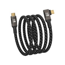 USB-C 6.6ft Right Angle Cable 240W 80Gbps Thunderbolt 5/4 16K Video picture
