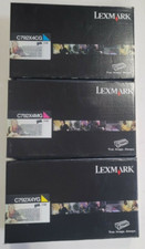 New Lexmark C792X4CG, C792X4MG, C792X4YG Extra High Yield Toner Color Set C792 picture