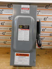 Square D H363N 100AMP Fusible Safety Disconnect with Enclosure used JAC picture
