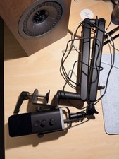 FIFINE AM8 usb-c / XLR Microphone w/ Foam Windscreen, and FIFINE boom arm picture