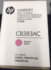 2 X Genuine HP LaserJet CP6015de CP6015dn Magenta Toner Cartridge CB383AC CB383A picture
