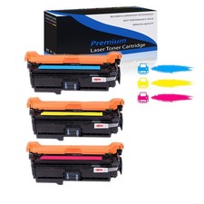 3PK CE260A C/M/Y Toner Set for HP LaserJet 647A CP4525xh CP4525dn CP4025dn picture