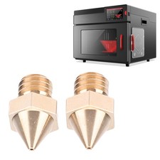 2Pcs 3D Printer Brass Nozzle Fit for Raise3D N 0.4MM Brass Accuracy Hot End NEW picture