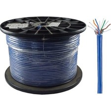 Ethereal CAT5E350-SH-B CAT5e Copper 24/4 Pair 350MHz 1000ft Shielded Blue Cable picture