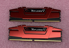 G.Skill RipJaws V rot 16 GB (2x8GB) F4-3000C15D-16GVRB DDR4-3000 RAM picture
