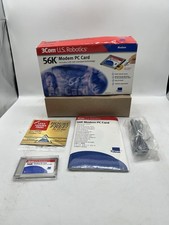Vintage US Robotics 3COM 56k Modem Card Model 3056 Open Box Incomplete picture