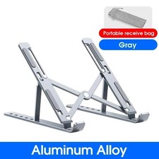 Adjustable Aluminum Alloy Laptop Stand Ergonomic Folding Notebook Holder Desk picture