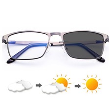 Mens Blue Light Glasses Men Computer Gaming BlueLight Blocking Glasses Metal ... picture