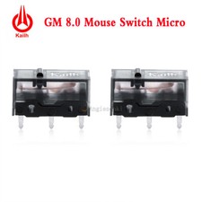 2 PACK GM 8.0 Black Micro Switch for Kailh Gaming Mouse Button 80 Million Clicks picture