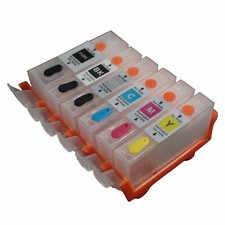 6pk Canon MG8220 MG6120 MG6220 Empty Refillable Ink Cartridge PGI-225 CLI-226 picture