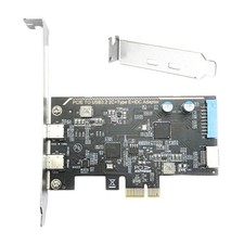 PCIe X1 PCIEX4 X8 X16 Slot Double USB Type C Expansion Card For Data Transfer picture