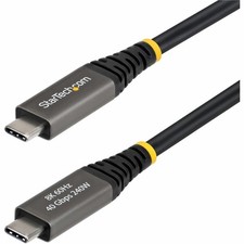 StarTech 6ft 1.8m Active USB4 Cable 40Gbps 240W 8K 60Hz/4K 240Hz DP2.1 picture