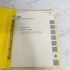 1966 IBM System 360 Reference Library Fortran IV Language Operating System Vtg picture