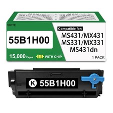 Toner Cartridge with Chip 15000 Pages Replacement for Lexmark Printer picture