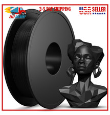 PLA Filament Black 250g(0.55bs) - 3D Printer Filament - 1.75mm 3D Printing picture
