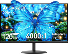 SANSUI 22 Inch 120Hz Computer Monitor, FHD 1080P Eye Care for Home/Office | 4000 picture