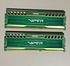 Patriot Viper 16GB (2x8GB) DDR3-1600 PC3-12800 Desktop RAM PV316G160C0KGN Green picture