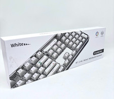 Mofii Crystal Arc 105 Key Wired/Wireless RGB Backlit Keyboard - White Edition picture