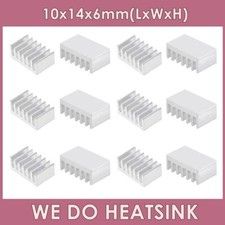 10x14x6mm With or Without Tape Aluminum Heatsink Cooler Radiator for Electronic picture