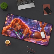 DC Comics Mouse Pad, Starfire Desk Mat, Anime Decor XXL picture