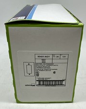 (Lot of 20) NEW Leviton 80401-NGY 1-Gang Nylon Wall Mount GFCI Device Wallplate picture