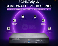 SonicWall TZ 500 Network Security Firewall Appliance - Factory Reset - Tested picture