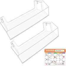 2 Pack Refrigerator Door Shelf Bin Replacement W11239961 W10900538 picture