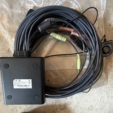 Monoprice 2 Port USB DisplayPort Cable KVM Switch 38294 New Open Box picture