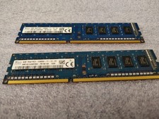 2 (pair) SK hynix 4GB DDR3 Desktop Memory Module  picture