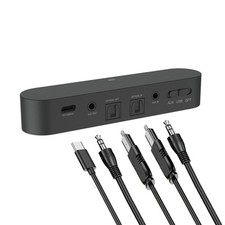 Eppfun LE Audio Bluetooth 5.4 Transmitter AptX Lossless TV PS5 AUX USB  picture