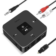 Golvery Bluetooth 5.0 Transmitter Receiver For TV Airplane, 2 In 1 Bluetooth Ada picture