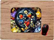 KINGDOM HEARTS CHARACTER ART CUSTOM MOUSE PAD DESK MAT PC GAMING HOMESCHOOL GIFT picture