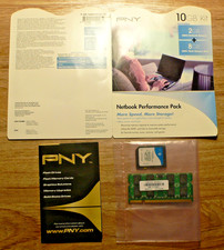 New PNY 2GB RAM DDR2 SODIMM Memory Upgrade Netbook Performance Kit + 8GB SD Card picture