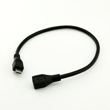 USB 2.0 Mini B 5-Pin Female to Micro Male Data Charger Converter Adapter Cable picture