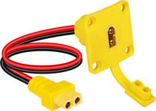 XT60 Male to Female Mount Panel Cable | 12AWG XT60 Male Plug to Female Wire picture