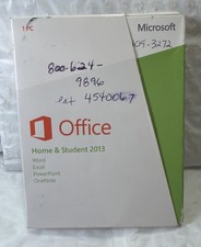 MS Microsoft Office 2013 Home and Student Full English Retail Version. KEY CARD picture