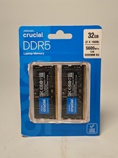 Crucial Micron 32GB Kit (2x16GB) DDR5 5600MHz SODIMM Laptop Memory picture