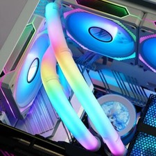 2 PCS 13In LED Tube Sleeve ARGB Soft Tube CPU Liquid Cooler Motherboard Lighting picture