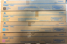 ✨ Konica Minolta TN216 Genuine Toner Cartridge Set - 4 Pack Cyan Magenta Yellow picture