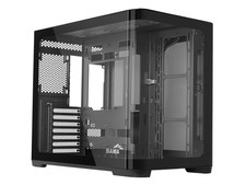 SAMA Mid-Tower PC Case, Curved Tempered Glass, USB Type-C, ATX/MATX/ITX picture