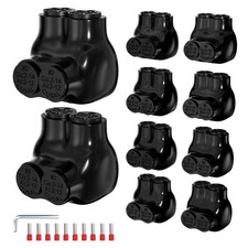 Joinfworld 2 Port Insulated Multi Tap 2-14 AWG(10pcs), AWG(10pcs) picture