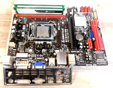 BIOSTAR B75MU3B Motherboard With G2030 CPU and 4 Gb Ram LGA1155 With I/O picture