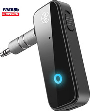 Upgraded Aux Bluetooth 5.4 Adapter for Car 2 in 1 Bluetooth Receiver Transmitter picture