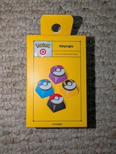Pokemon x Target Pokeball Keycaps Keyboard Key Caps 4pc Limited Edition Drop picture