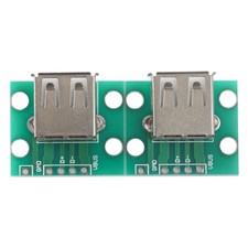 2PCS Mini USB 2.0 Female to 5Pin USB Connector PCB Converter Adapter Module picture