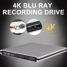4K UHD Burner USB External Super Slim BD DVD CD RW Disc Writer Movie Player picture