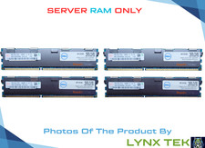 Lot of 4 SK Hynix 8GB 2Rx4 PC3L 10600R RDIMM SDRAM Dell Cert HMT31GR7BFR4A-H9 picture