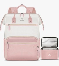 Matein Insulated Lunch And Laptop Backpack, Fits 15.6” Laptop, Lunch Bag picture