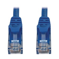 EATON N261-010-BL Cat6a 10G Ethernet Cable, Snagless Molded UTP Network Patch picture